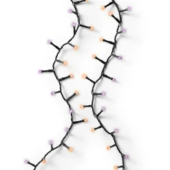 Guirlande Lumineuse|KAEMINGK Guirlande lumineuse 11 m 500 LED câble noir Luxe Bicolore Orange et violet Bicolore Orange / Violet - câble noir