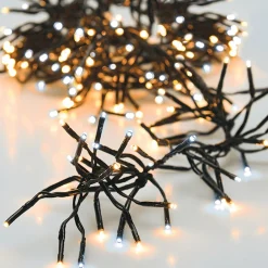 Guirlande Lumineuse|KOOPMAN Guirlande lumineuse 8,40 m 1152 LED câble noir Boa Bicolore Blanc chaud et froid Bicolore Blanc chaud / Froid - câble noir