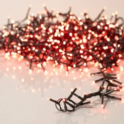 Guirlande Lumineuse|KAEMINGK Guirlande lumineuse 16 m 750 LED câble vert Luxe Rouge Rouge - câble vert