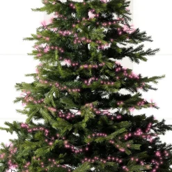 Guirlande Lumineuse|KAEMINGK Guirlande lumineuse 11 m 500 LED câble vert Luxe Rose Rose - câble vert