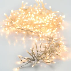 Guirlande Lumineuse|KOOPMAN Guirlande lumineuse 14,60 m 2016 LED câble transparent Boa Blanc chaud Blanc Chaud - câble transparent