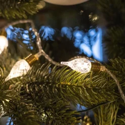 Guirlande Déco|Guirlande Lumineuse|KAEMINGK Guirlande lumineuse 12 m 120 LED câble transparent Vintage Blanc chaud Blanc Chaud - câble transparent