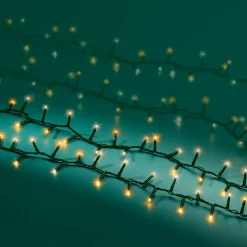 Guirlande Lumineuse Grand Format|Guirlande Lumineuse|KAEMINGK Guirlande lumineuse 45 m 2000 LED câble vert Luxe Blanc chaud et chaud doré Bicolore Blanc chaud / Chaud doré - câble vert