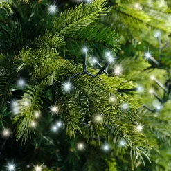 Guirlande Lumineuse|KAEMINGK Guirlande lumineuse 16 m 750 LED câble vert Luxe Bicolore Blanc chaud et froid Bicolore Blanc chaud / Chaud doré - câble vert