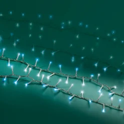 Guirlande Lumineuse Grand Format|Guirlande Lumineuse|KAEMINGK Guirlande lumineuse 22,5 m 1000 LED câble transparent Luxe Bicolore Blanc et bleu Bicolore Bleu / Blanc froid - câble transparent