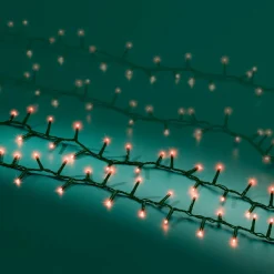 Guirlande Lumineuse|KAEMINGK Guirlande lumineuse 11 m 500 LED câble vert Luxe Rouge Rouge - câble vert