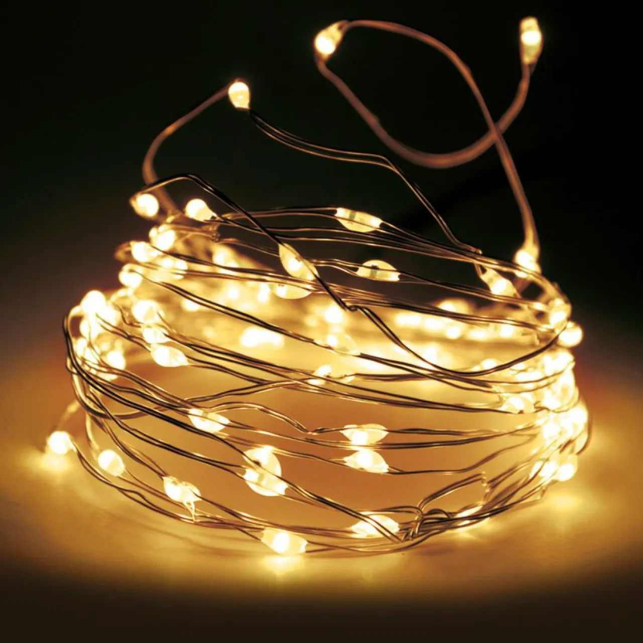 Guirlande Lumineuse|KOOPMAN Guirlande lumineuse 32 m 320 Micro LED Fil d'argent Blanc chaud