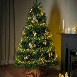 Guirlande Lumineuse|KAEMINGK Guirlande lumineuse 12 m 960 Micro LED câble or Luxe bicolore Blanc chaud et froid Bicolore Blanc chaud / Blanc froid - Câble Or