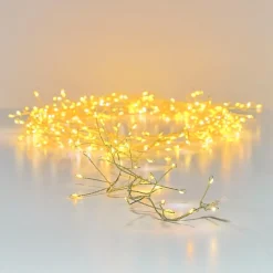 Guirlande Lumineuse|KAEMINGK Guirlande lumineuse 6 m 480 Micro LED câble or Luxe bicolore Blanc chaud et froid Bicolore Blanc chaud / Blanc froid - Câble Or