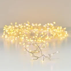 Guirlande Lumineuse|KAEMINGK Guirlande lumineuse 18 m 1440 Micro LED câble argent Luxe Blanc chaud Blanc Chaud - câble argent