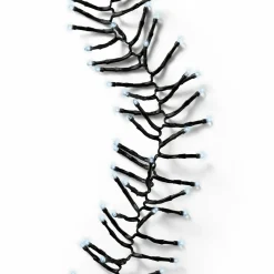 Guirlande Lumineuse|KAEMINGK Guirlande lumineuse à piles 2 m 192 LED câble noir Grappe Durawise Blanc froid