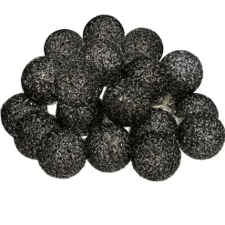 Guirlande Et Déco Lumineuse|ATMOSPHERA Guirlande lumineuse déco 20 boules 4,36 m Bobina Noir