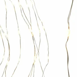 Guirlande Lumineuse|KAEMINGK Guirlande rideau pour sapin H2,40 m 832 Micro LED câble argent Blanc chaud Blanc Chaud - câble argent