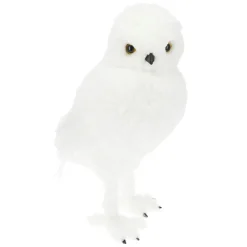 Père Noël, Animaux Et Personnage|KOOPMAN Hibou de Noël (H49 cm) Givrous Blanc