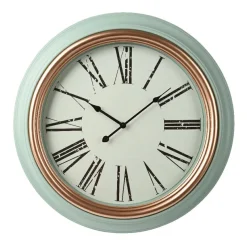 Horloge|#N/A Horloge murale (D61 cm) Cornouailles menthe Vert