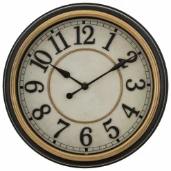 Horloge|ATMOSPHERA Horloge murale (D29 cm) Nell Marron