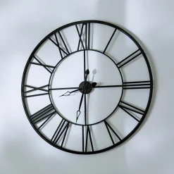 Horloge|ATMOSPHERA Horloge murale en métal (D36,5 cm) Dali Noir