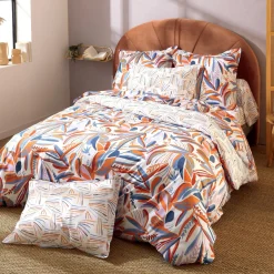 Housse De Couette|TRADILINGE Housse de couette coton (280 x 240 cm) Perroquet Salsa Multicolore
