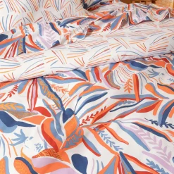 Housse De Couette|TRADILINGE Housse de couette coton (260 x 240 cm) Perroquet Salsa Multicolore