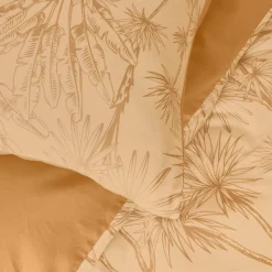 Housse De Couette|EMINZA Housse de couette coton (140 x 200 cm) Lara Marron