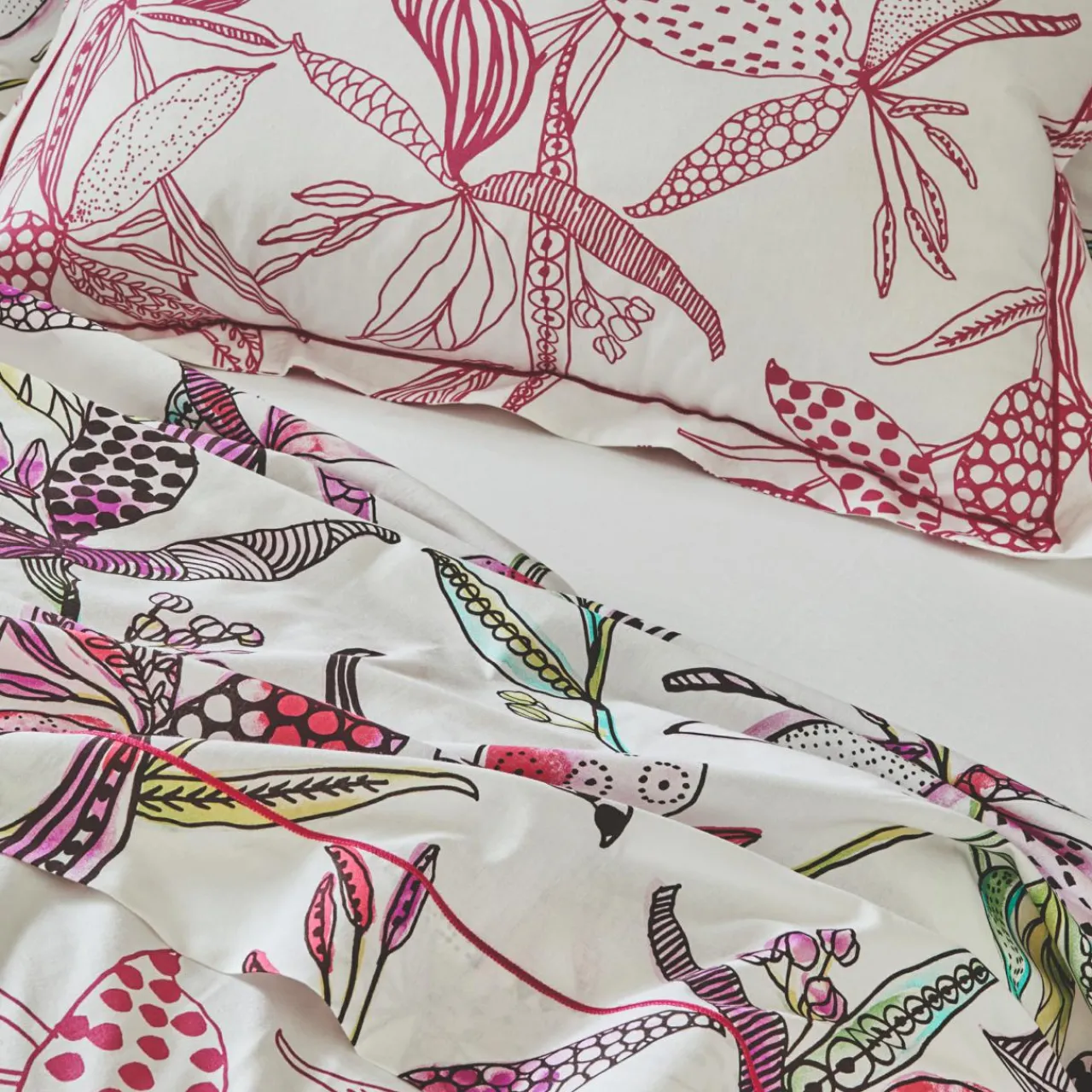 Housse De Couette|TRADILINGE Housse de couette coton (240 x 220 cm) Pénélope Rose