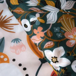 Linge De Lit Enfant|Linge De Lit Enfant|L'EFFET PAPILLON Housse de couette et deux taies enfant coton (200 x 200 cm) Champetre Multicolore