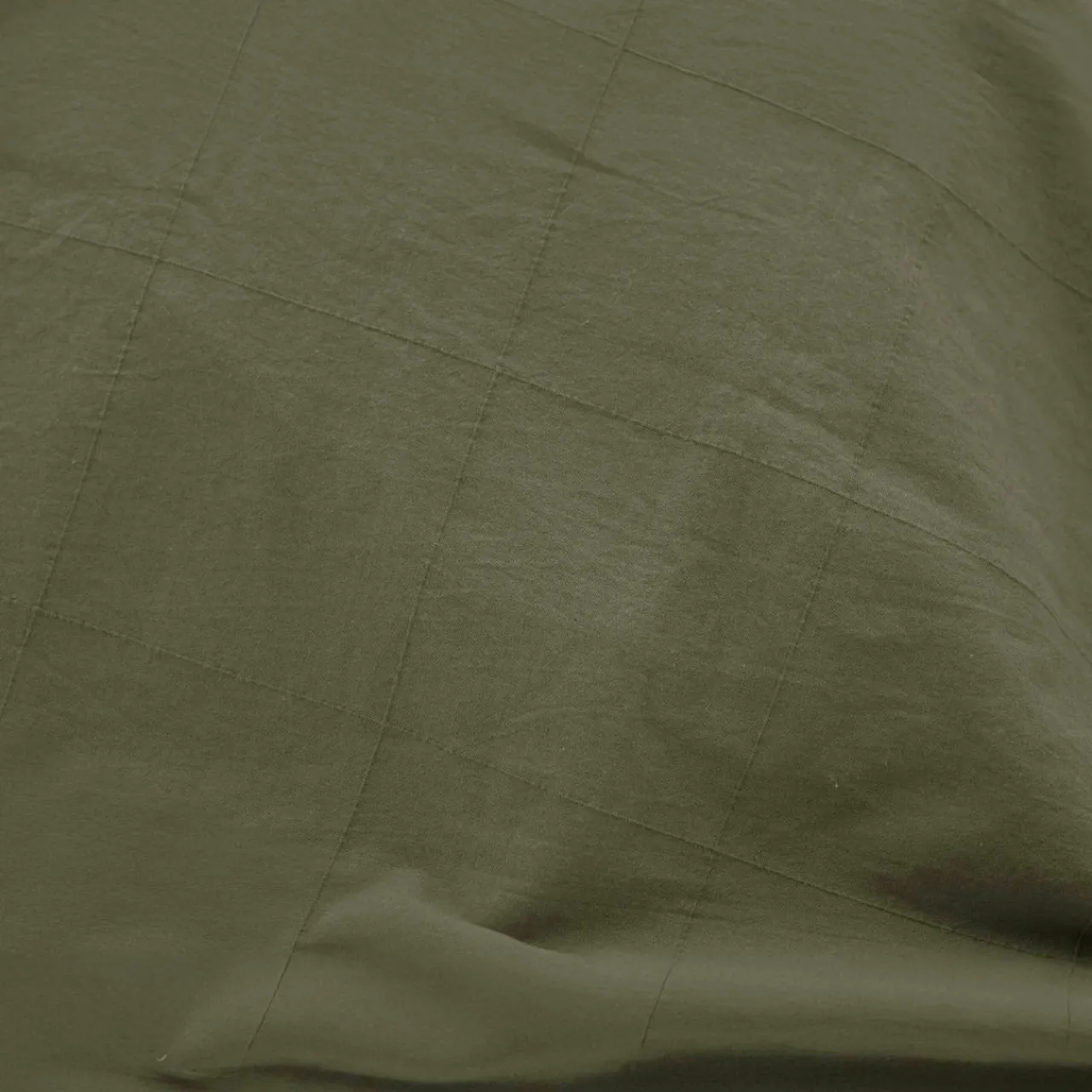 Parure De Lit|Housse De Couette|douceur d'intu017drieur Housse de couette et deux taies d'oreiller coton lavé (240 x 220 cm) Linella Vert sauge