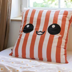 Linge De Lit Enfant|Linge De Lit Enfant|L'EFFET PAPILLON Housse de couette et deux taies enfant coton (200 x 200 cm) Fresh popcorn Rouge