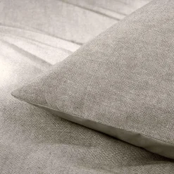 Parure De Lit|Housse De Couette|douceur d'intu017drieur Housse de couette et deux taies d'oreiller coton (260 x 240 cm) Meline Gris Anthracite