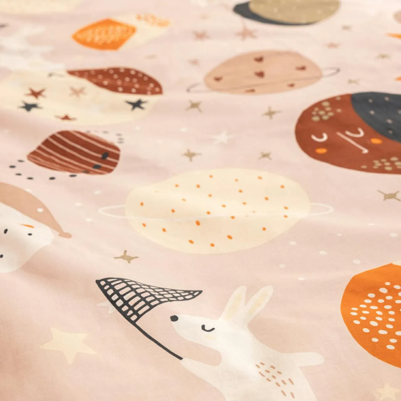 Linge De Lit Enfant|Linge De Lit Enfant|L'effet papillon Housse de couette et deux taies enfant coton (240 x 220 cm) Sky Dream Rose