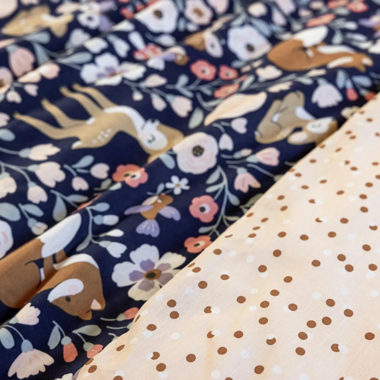 Linge De Lit Enfant|Linge De Lit Enfant|L'EFFET PAPILLON Housse de couette et une taie enfant coton (140 x 200 cm) Forêt enchantée Multicolore