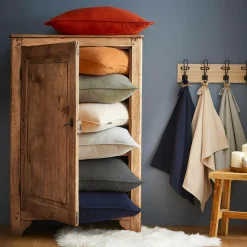 Housse De Couette|EMINZA Housse de couette flanelle de coton (240 x 220 cm) Nina Bleu nuit