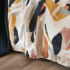 Housse De Couette|EMINZA Housse de couette gaze de coton (260 x 240 cm) Mathilda Multicolore