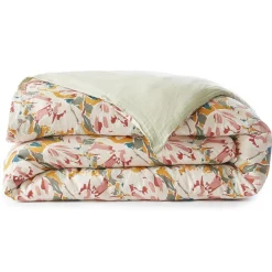 Housse De Couette|EMINZA Housse de couette gaze de coton (140 x 200 cm) April Multicolore