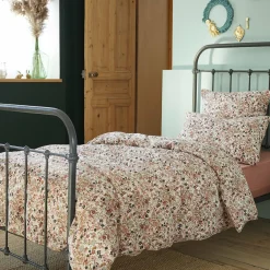 Housse De Couette|EMINZA Housse de couette gaze de coton (140 x 200 cm) Constance pampa Beige