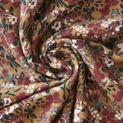 Housse De Couette|EMINZA Housse de couette gaze de coton (260 x 240 cm) Constance Camel