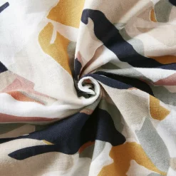 Housse De Couette|EMINZA Housse de couette gaze de coton (140 x 200 cm) Mathilda Multicolore