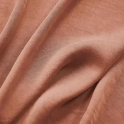 Parure De Lit|Housse De Couette|EMINZA Housse de couette lyocell Tencel™ lavé (280 x 240 cm) Olivia Terracotta