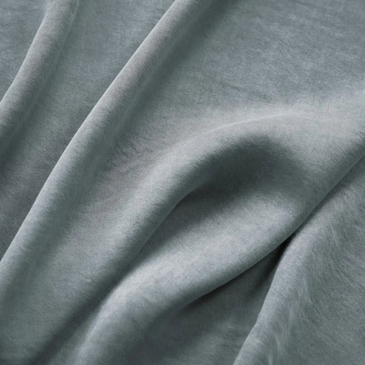 Parure De Lit|Housse De Couette|EMINZA Housse de couette lyocell Tencel™ lavé (240 x 220 cm) Olivia stone Bleu