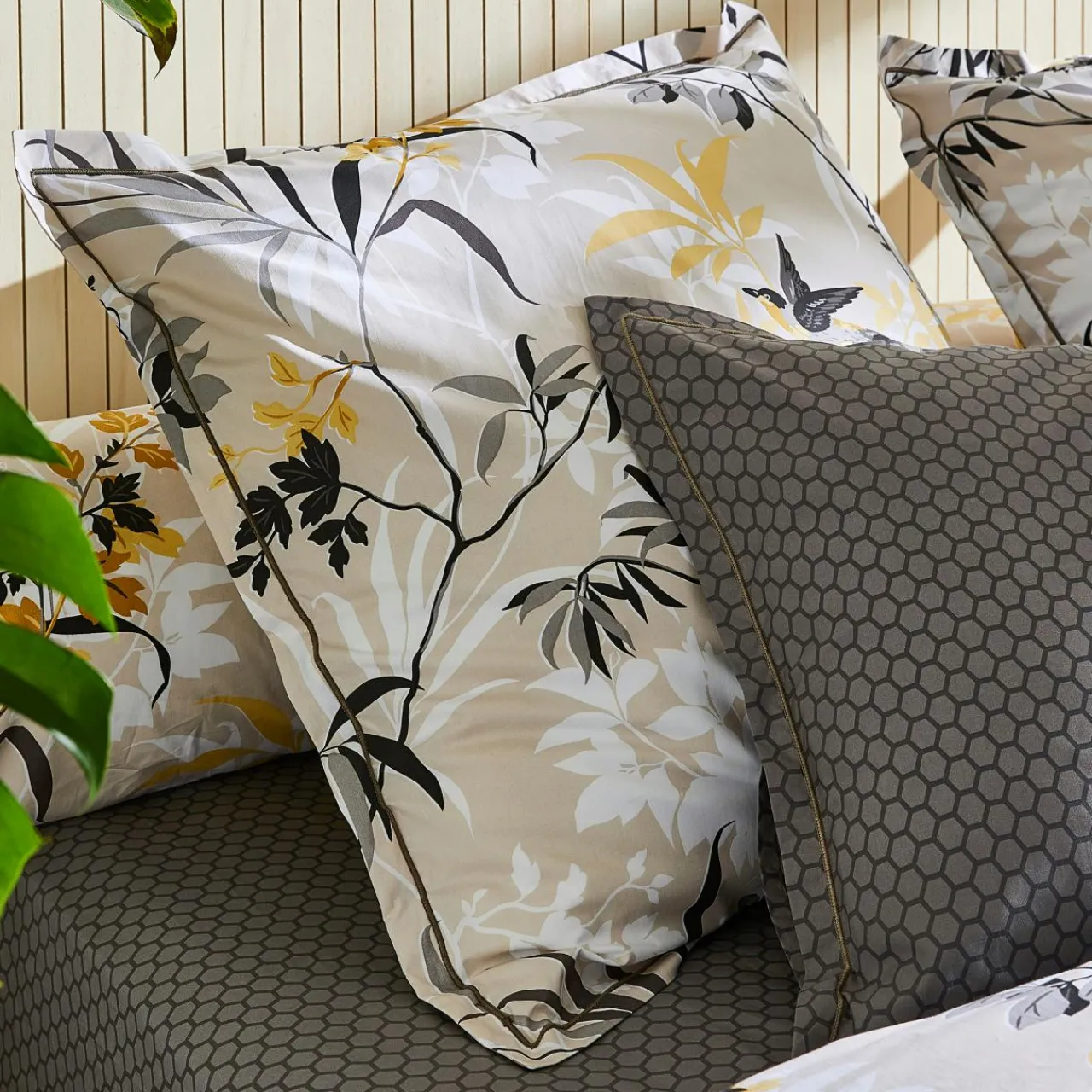 Housse De Couette|TRADILINGE Housse de couette percale de coton (200 x 200 cm) Asia Beige