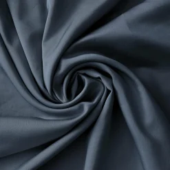 Housse De Couette|EMINZA Housse de couette satin de bambou (240 x 220 cm) Sienna Bleu nuit