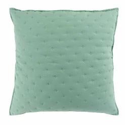 Coussin Et Housse|DOUCEUR D'INTERIEUR Housse de coussin carrée (60 cm) Mellow Chic Vert menthe