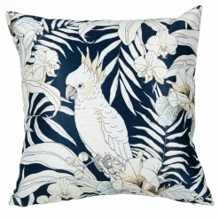Coussin Et Housse|OSTARIA Housse de coussin carrée (40 x 40 cm) Tropical e Bleu
