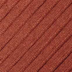 Coussin Et Housse|EMINZA Housse de coussin carrée coton tissé (40 x 40 cm) Léa Terracotta