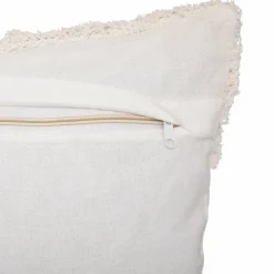 Coussin Et Housse|ATMOSPHERA Housse de coussin carrée coton (40 x 40 cm) Rory Ivoire