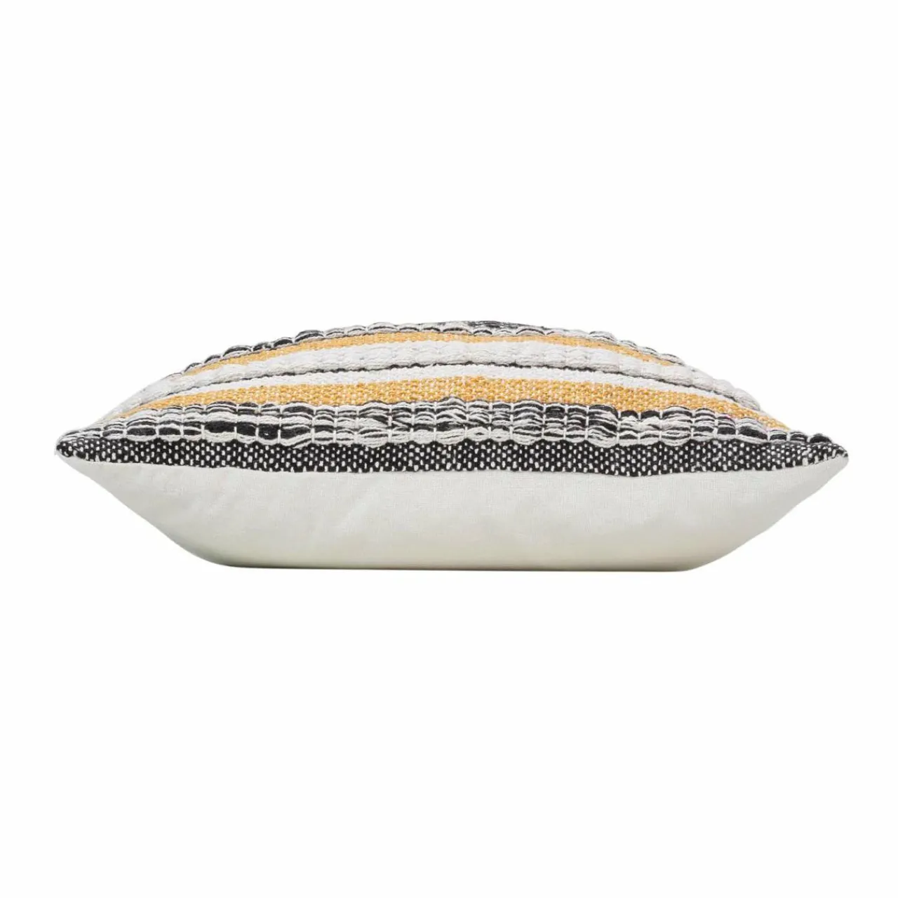 Coussin Et Housse|DOUCEUR D'INTERIEUR Housse de coussin carrée coton (40 x 40 cm) Elna Jaune ocre