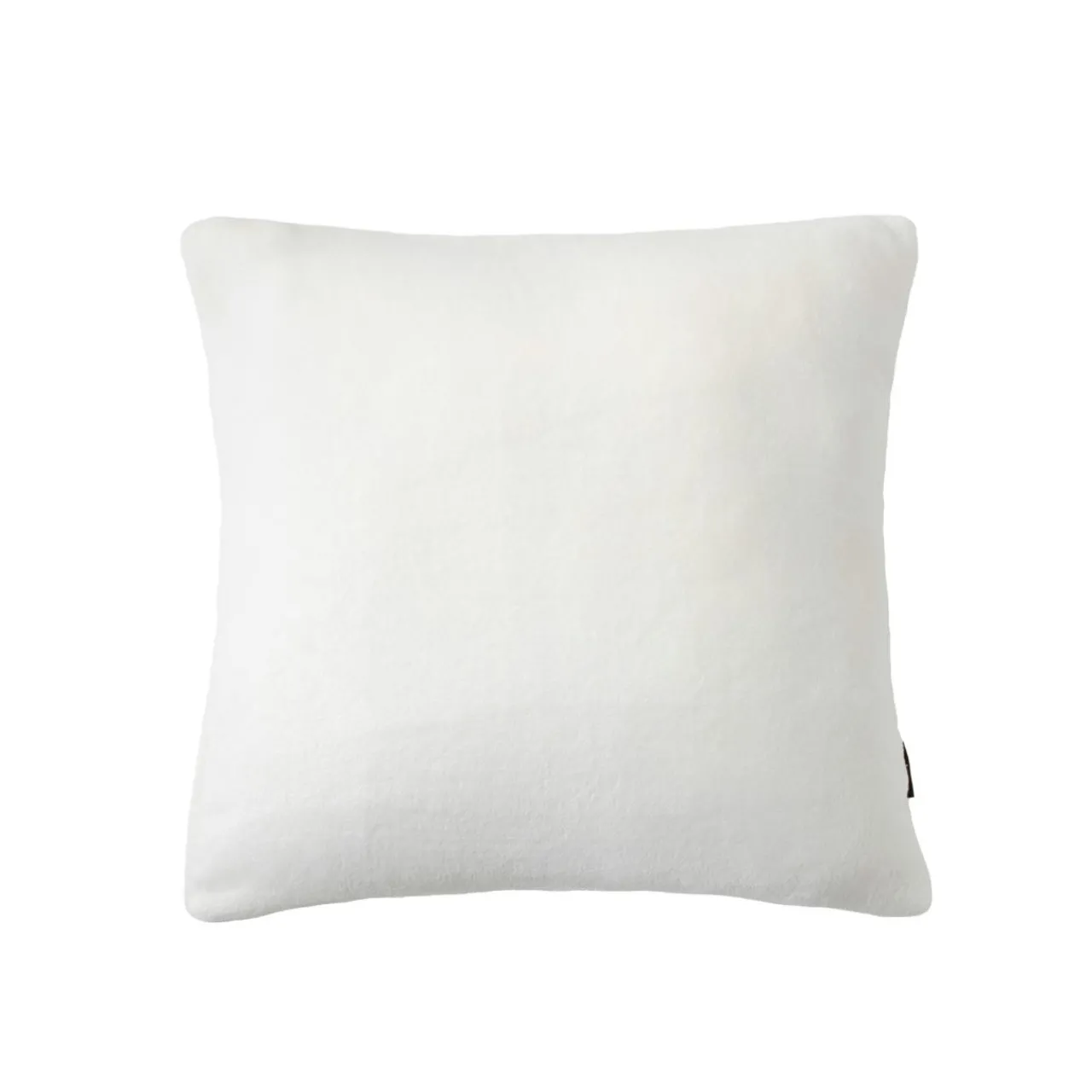 Coussin Et Housse|EMINZA Housse de coussin carrée flanelle (45 x 45 cm) Didou Ivoire