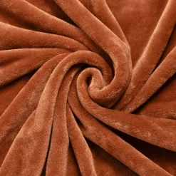 Coussin Et Housse|EMINZA Housse de coussin carrée flanelle (60 x 60 cm) Didou Cuivre