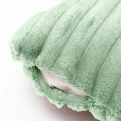 Coussin Et Housse|EMINZA Housse de coussin carrée flanelle (40 x 40 cm) Dune Vert sauge
