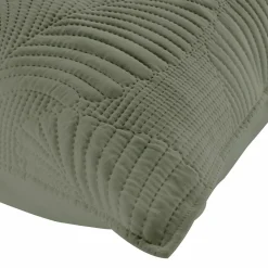 Coussin Et Housse|DOUCEUR D'INTERIEUR Housse de coussin carrée microfibre (40 x 40 cm) Palombine Vert kaki